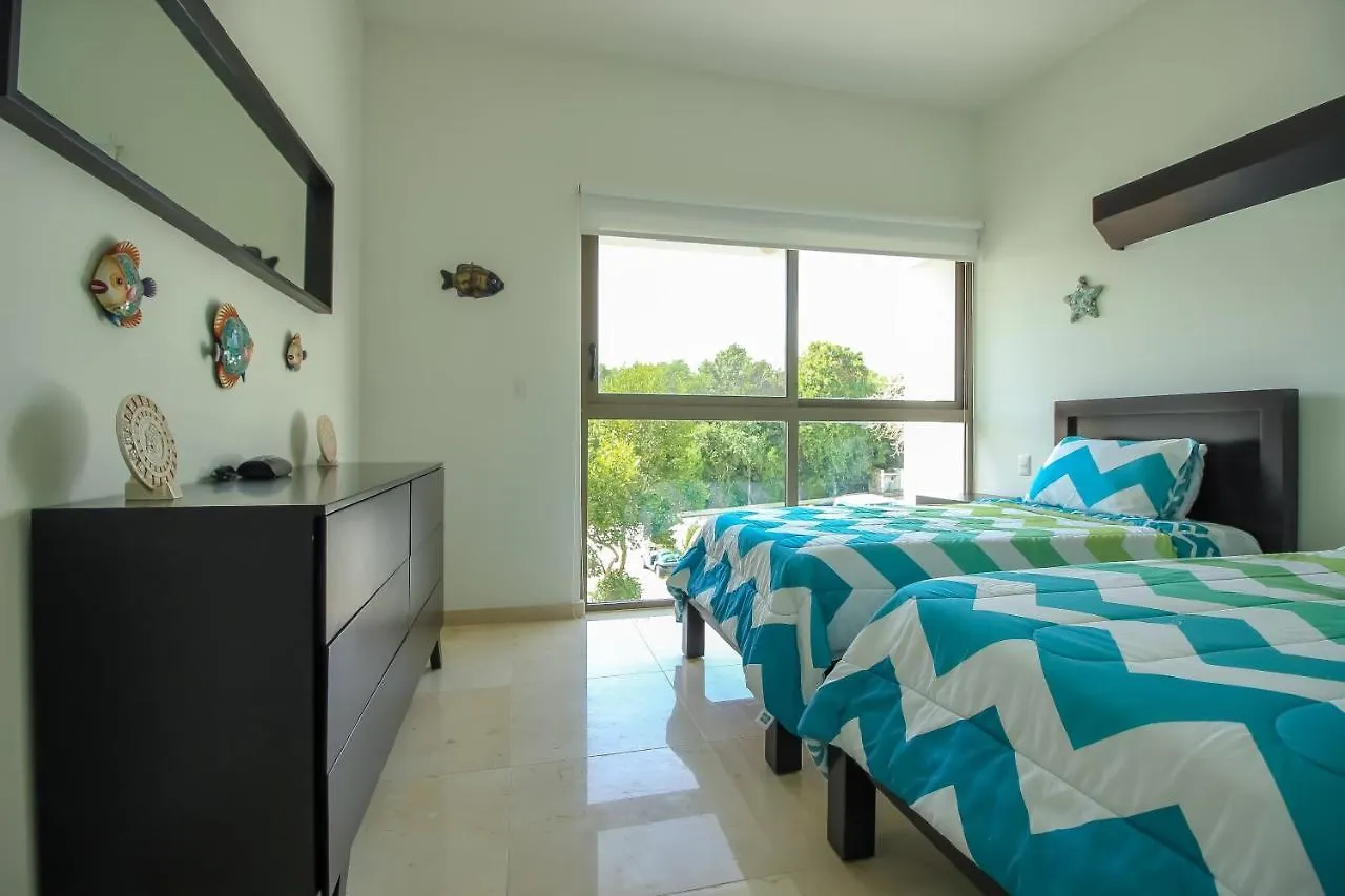דירה אקומל Exceptional 2Story Penthouse With Hot Tub And Rooftop Terrace In Bahia Principe מקסיקו